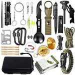 Survival kit,Camping Survival kit is The Best Survival Tool for Outdoor Camping, Wilderness Survival Equipment, car Survival kit, Outdoor lifesaving kit is The Best Gift for Family and Friends