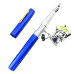 Lixada Pen Fishing Rod Reel Combo Set Premium Mini Pocket Collapsible Fishing Pole Kit Telescopic Fishing Rod + Spinning Reel Combo Kit 1.8M / 2.1M / 2.4M