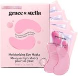 grace & stella Award Winning Under Eye Mask - Christmas Gifts for Women, Gifts for Mom - Reduce Dark Circles, Puffy Eyes, Eye Bags, Wrinkles - Under Eye Patches - Vegan Gifts for Her (24 Pairs, Pink)