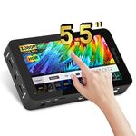 Desview R6 Camera Field Monitor 5.5inch Touchscreen, UHB 2800nits 1920x1080 4K HDMI with 3D LUT HDR Waveform Vectorscope False Color Zebra for DSLR & Mirrorless Camera