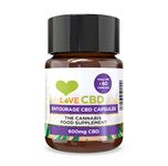 Love CBD Capsules | 600mg Broad Spectrum | 60 Capsules | Vegan Friendly | UK Made