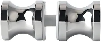Alise Shower Glass Door Handle,Sliding Shower Doors Knob, Double Sided Pull Hardware Replacement Parts for Bathroom Glass Doors,L7000 Solid SUS304 Stainless Steel Polished Chrome