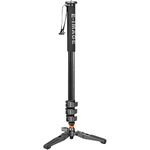 E-Image MA-600 6.2ft 4 Section Aluminium Photo Video Monopod for DSLR and Video Camera Payload 20kg,Black