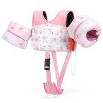 HeySplash Kids Swim Vest, Toddler Swimming Float Training Buoyancy Aid 13-30 Lbs, Swim Arm Band Vest with Crotch Strap Secure Buckle&Harness, Jacket Kids Water Wing Puddle Sea Beach Lake Jumper