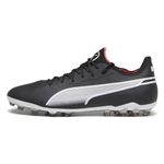 PUMA King Ultimate MG 107252-01 01 Men's Soccer Cleat (BK/WH), 01(BK/WH), 26.0 cm 2E