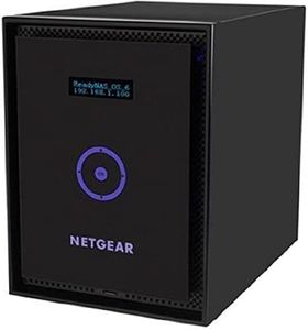 Netgear Storage Desktop ReadyNAS Serie 310 6 Bay con 6 Dischi da 4 TB con Porta Esata e Software ReadyNAS OS 6 con Funzionalità di Snapshot Illimitate, Antivirus Real Time, Replica Dati, Backup, Readycloud, Readydrop e Remote