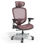 STAPLES FlexFit Hyken Technical Mesh Task Chair (Maroon, Sold as 1 Each) - Adjustable Office with Breathable Material, Provides Lumbar, arm and Head Support, Perfect Desk for the Modern