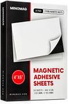 Minomag Magnetic Sheets with Adhesive Backing | Peel and Stick Magnets for Photos and Pictures