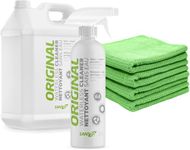 SansZo | Waterless Car wash Kit 88oz. | Clean, Quick Detailer & Wax | Free Microfibers