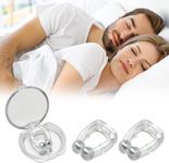 AMAZHEAL Anti-Snoring Device Silicone Nose Clip | Snore stopper magnetic Mini Comfortable Sleep Aid | Portable Snore Free Devices for Ease Breathing Men Women (Pack of 2)