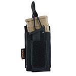 EXCELLENT ELITE SPANKER Open-Top Single/Double/Triple Mag Pouch for M4 M14 M16 AK AR Elastic Kangaroo Rifle Magazines and Pistol Mag Pouch(BLK)