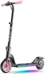 Fanttikride C10 Pro Electric Scooter for Kids 3.9-5.2 ft Tall, LED Battery Level, 5/8/10 MPH, 6.5 Miles Range, Height Adjustable, Type C Fast Charging, Foldable Electric Scooter for Kids (Pink)