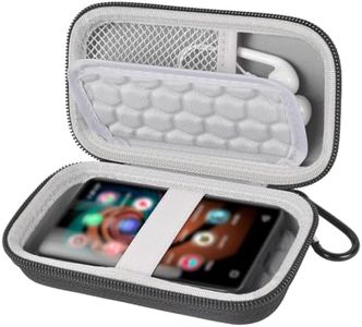 Comecase MP3 Player Case for Luoran for innioasis for TIMMKOO for MYMAHDI 4 Inch Full Touch Screen Kids Music Player, Hard Protective Carrying Bag with Carabiner for USB Cable Earbuds (Box Only)