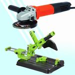 MLD Handheld Mini Electric 100mm Angle Grinder machine With Sliding Angle Grinder Stand Fit For Size 4/5 inch Angle Grinder Combo Offer Set AGSLD6 (4 Inch, 850W, 220V 50Hz, Color-Multi)