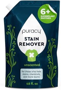 Puracy Stain Remover Cleaning Spray Refill - Enzyme-Powered Stain Remover Spray As Seen on TikTok, Natural Travel Stain Remover for Clothes (Free & Clear, 48 fl oz)
