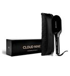 Cloud Nine The Original Hot Brush - with Hair Tame Tessellation, Variable Temperature Control & Moisture-Locking Minerals, Black