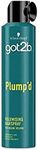 Schwarzkopf got2b Plump'd Volume Unisex Hairspray, Weightless, Strong Hold, Vegan, Silicone Free, 300ml