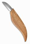 BeaverCraft Whittling Knife C2 6.5" Whittling Knife for Fine Chip Carving Wood and General Purpose Wood Carving Knife Bench Detail Carving Knife Carbon Steel and Whittling for Beginners