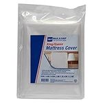 Seal-It Mail and Ship King/Queen Mattress Cover, 76" x 10" x 92", Clear [packing may vary]