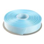 ITIsparkle 1" Inch Grosgrain Ribbon 50 Yards-Roll Set For Gift Wrapping Scrap Books Party Favor Hair Braids Hair Bow Baby Shower Decoration Floral Arrangement Craft Supplies, Light Blue Ribbon