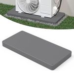 Mxclimate Equipment Pad for HVAC Systems,Ductless Mini Split Air Conditioner,38"x18"x3" Plastic Condenser Unit Pad