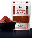 Edi Gourmet Spice Aleppo Pepper - 113g / 4 oz, Crushed Red Pepper Flakes, Turkish Maras Pul biber, Dried Allepo Middle Eastern Spice, Halaby Chili Pepper Seasoning