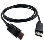 Accell DP to DP 1.4-2 Pack of VESA-Certified DisplayPort 1.4 Cable - 6 Feet, Hbr3, 8K @60Hz, 4K UHD @240Hz, 6.6 Feet (2 Meters)