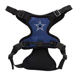 Little Earth 320172-COWB-S: Dallas Cowboys Front Clip Pet Harness