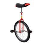 vidaXL Adjustable Unicycle 20 Inch Red Balance Exercise Fun Bike Cycle Fitness