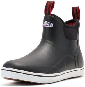 SUREWAY Men's Deck Boots Non-Slip Fishing & Ankle Boot Black 8