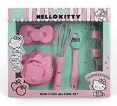 Handstand Kitchen Hello Kitty Cake Baking Set with Kitty Face and Bow Mini Cake Molds and More