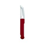 KitchenAid - Vegetable Peeler, Stainless Steel Euro Peeler with Soft Silicone Handle, Includes Protective Cover (Red)