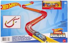 Hot Wheels Track Builder Pack Assorted Curve Parts Connecting Sets Ages 4 and Older, GLC88