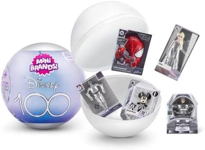 5 Surprise 77426 100 Years of Wonder, Mini Brands Disney Platinum Limited Edition, Single, Heart, Mickey Mouse, Star Wars Mystery Real Miniature Collectible Toy, 1 Capsule, S
