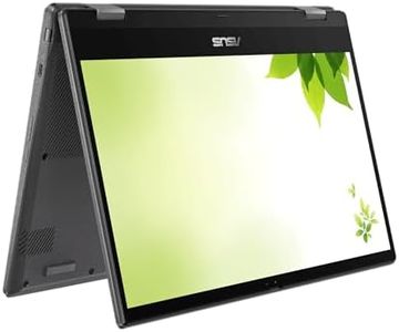 ASUS 14” FHD Touchscreen Chromebook with 360 Hinge, MediaTek Processor Up to 2.2GHz, 8GB DDR4 RAM, 128GB SSD, Super-Fast WiFi, Chrome OS, Pastel Black (Renewed)