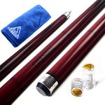 CUESOUL SOOCOO Series 58" 19oz 11.5mm Tip Maple Pool Cue Stick Set with Joint/Shaft Protector and Cue Towel(CSSC-U110)