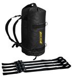 Nelson-Rigg SE-1030-BLK Ridge Roll Dry Bag 30L 100% Waterproof with Backpack Straps, 30 L, Black