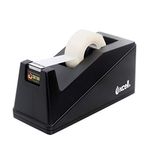 Excell Premium Desktop Tape Dispenser (1" core) with Non-Skid Pad, Sand Weighted Base for One Hand Use, Use for Home, Office, Gifts Store and School - 1Pack