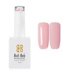 SEVEN STROKES By Bolt Bee 15Ml Gel Nail Polish 1Pc Glitter Finish Nail Polish Soak Off UV Led Nail Gel Polish Nail Art Starter Manicure Salon DIY At Home, 0.5 Oz.