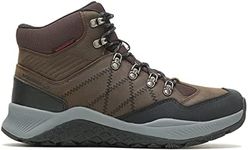 WOLVERINE Men's Luton Waterproof Construction Boot, Brown, 9 X-Wide