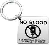 Ralukiia Jehovah's Witness No Blood Transfusion KeyChain, Ministry Supplies for JW Gifts, JW.org