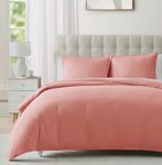 Lane Linen Rose Dawn Twin Duvet Cover Set - Soft Prewashed Duvet Cover Twin/Twin XL Size, 2 Pieces, 1 Duvet Cover 68x90 Inches with Zipper Closure and 1 Pillow Sham, Comforter Not Included