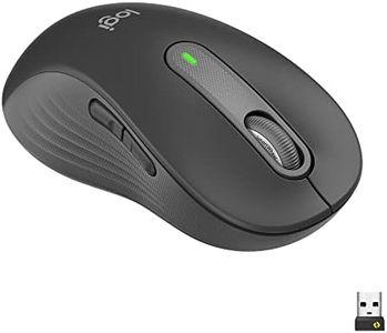 Logitech Signature M650 L Left Mouse wireless - Per mancini con mani grandi, Durata Batteria 2 anni, Clic Silenziosi, Tasti Personalizzabili, Bluetooth, per PC/Mac/Più dispositivi/Chromebook - Grigio