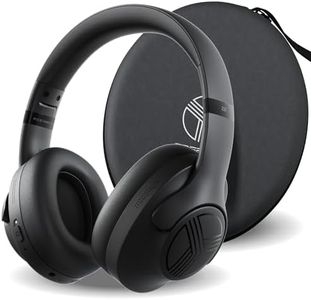 TREBLAB Z2 Active Noise Cancelling Workout Headphones - Signature-HD Sound, Deep Bass, 35H Battery, Comfortable, Foldable Over Ear Bluetooth Headphones Wireless. for Gym, Sport, Travel. Mic for Calls