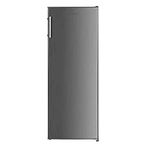 Cookology CTFZ163IX Tall Freestanding Upright Freezer 168 Litre, 143cm High and 55cm Wide with 5 Large Drawers and Reversible Door - In Inox