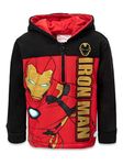 Marvel Avengers Little Boys Fleece Half Zip Hoodie Iron Man 6