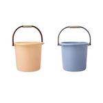 Regalo Plastic Bucket 5Ltr Bucket -Small (Gloria_packof2)