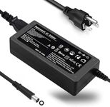 65W AC Laptop Charger for HP Pavilion DV7 DV6 DV5 DV4 DM4 G62 G60 G72 G6 G7 DV6-6C35DX Compaq Presario CQ56 CQ57 CQ60 Envy M7 M6 M6-1125DX M6-1205DX Computer Notebook PC Power Cord Replacement Plug