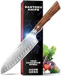 Home Hero Ultra-Sharp Stainless Steel Kitchen Knife Set - Chef Knives Set (17.8 cm Japanese Santoku Knife with Sheath)