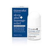 This Works Sleep Plus Massage Relief, 50 ml - Soothing Massage Oil Roller for Targeted Muscle Pain Relief - Massage Roller with 5 Percentage CBD and Magnesium to Comfort and Ease Body Aches